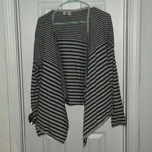 Stripped long sleeve sweater